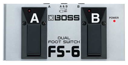 Pedal Boss Fs-6 Dual Footswitch 